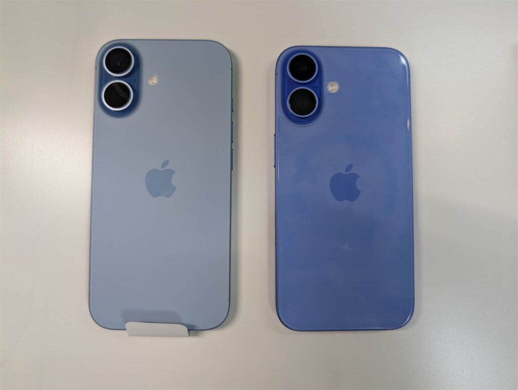 iPhone 17とiPhone 16