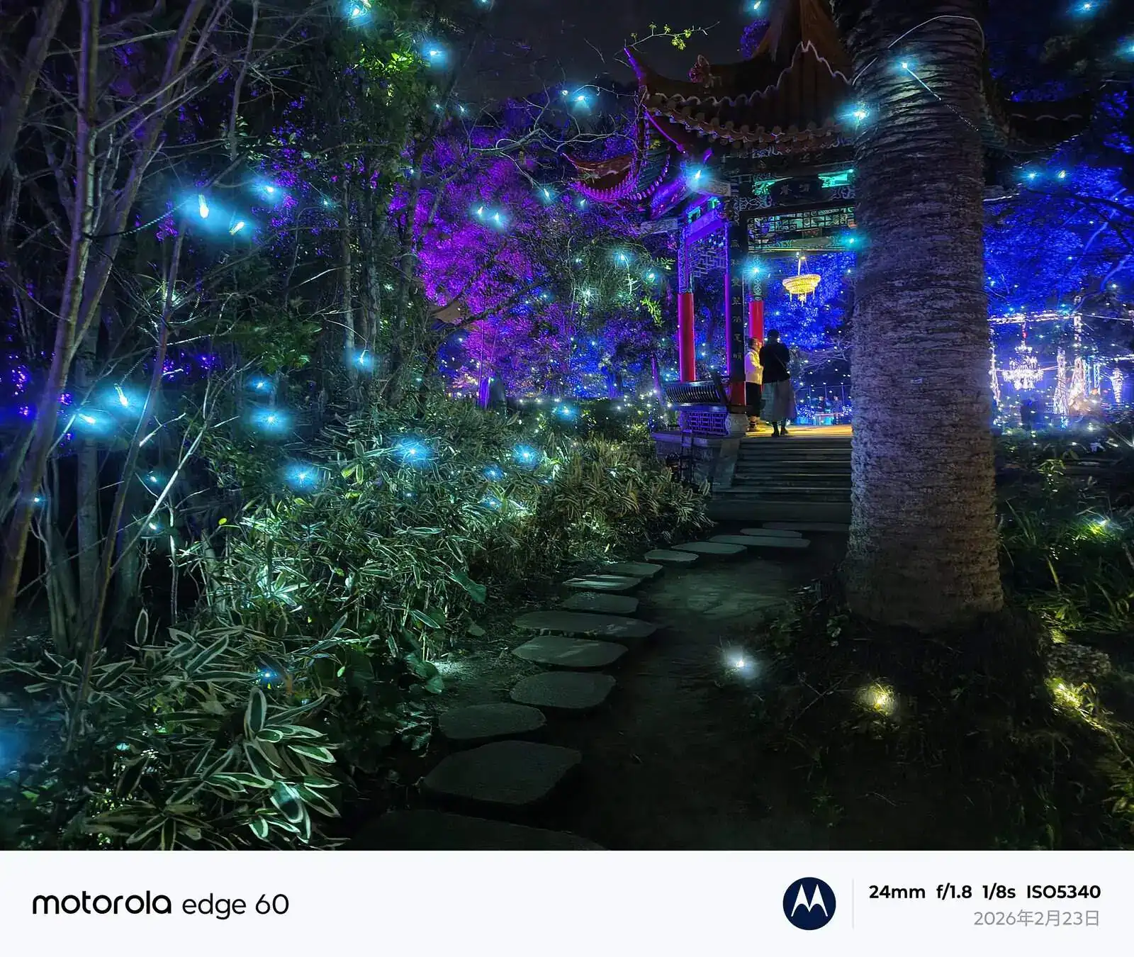 motorola edge 60 夜景作例（イルミネーション）
