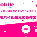 UQモバイル還元条件