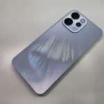 OPPO Reno15 A オーロラブルーのオーロラ感 全体像