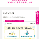 オプション選択画面 コンテンツ
